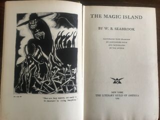 The Magic Island By W.  B.  Seabrook - 1929,  First Edition