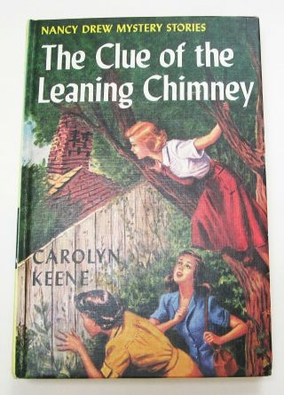 Nancy Drew Clue Of The Leaning Chimney 1964 26 Hardcover Vintage Book Early Pc
