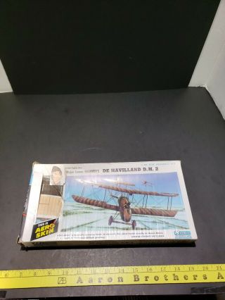 Renwal 1/48 Scale Aero Skin De Havilland D H 2 Vintage Model Airplane Kit