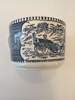 Vtg Currier And Ives Mug By Royal China Fashionable Turnouts Horse And Buggy Cup