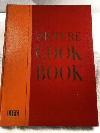 Vintage Life Picture Cookbook 1958 1st Edition 1950s Hb Large Book