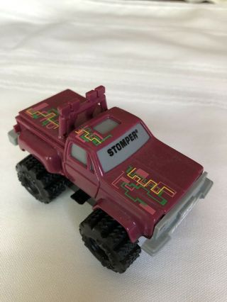 Vintage Stomper Purple With Color Accents,  4x4 Truck.  Light,  Wheels Do Not