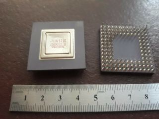 2X TOSHIBA JAPAN VINTAGE CERAMIC CPU FOR GOLD SCRAP RECOVERY ``F 8