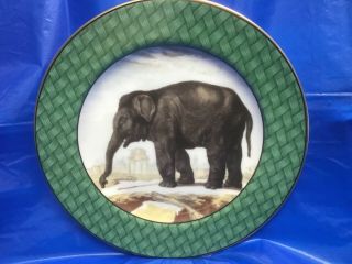 Fitz & Floyd Kalahari Elephant Plate Vintage Fitz And Floyd China