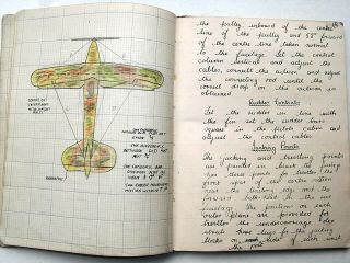 Manuscript RAF WORLD WAR WW2 Aircraft Engineers book DE HAVILLAND DON Aeroplane 5
