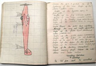 Manuscript RAF WORLD WAR WW2 Aircraft Engineers book DE HAVILLAND DON Aeroplane 6