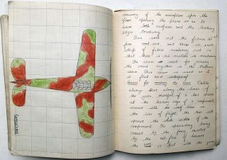 Manuscript RAF WORLD WAR WW2 Aircraft Engineers book DE HAVILLAND DON Aeroplane 8