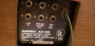 Vintage Ampex AX - 50 Reel To Reel Tape Player Recorder / Parts 7