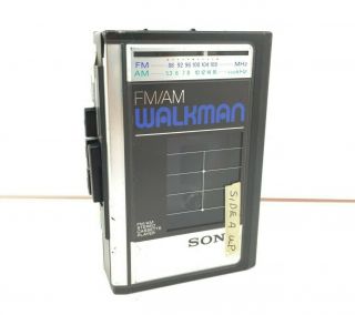 Vintage Sony Walkman (parts Only) Wm - F31/f41 Radio Am/fm Stereo Cassette Player