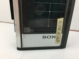 Vintage Sony Walkman (PARTS ONLY) WM - F31/F41 Radio AM/FM Stereo Cassette Player 3