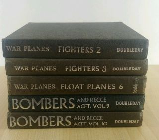 Vintage War Planes Of The Second World War William Green 5 Volumes
