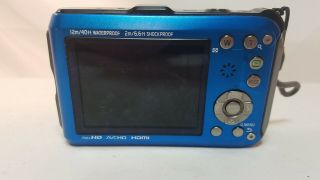 Panasonic LUMIX DMC - TS4 12.  1MP Digital Camera - Blue - Weatherproof Camera 4