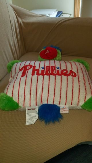 Vintage Philadelphia Phillies MLB Phillie Phanatic Pillow Pet plush toy 3