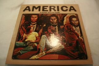 America " A Horse With No Name " Vintage Classic Rock 12 " Vinyl Lp.  1971