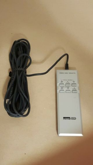 Ced Videodisc Player 63 - 10311 Wired Remote Control For Gen10301 Vec - 200 & Vp100