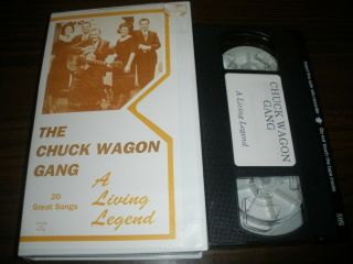 Vintage A Living Legend By The Chuck Wagon Gang - [video] Vhs