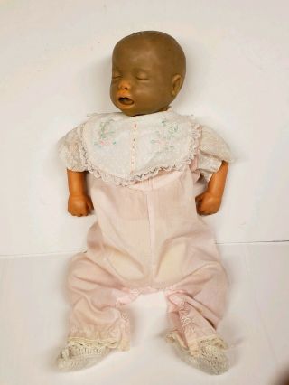 Vintage Anatomically Correct Cpr / Aed Training Baby - Vintage Medical -