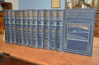 Standard Cyclopedia Of Modern Agriculture & Rural Economy 1914 12 Volume Set