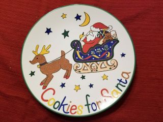 Mikasa Cookies For Santa Platter - Perfect For Christmas Vintage Plate