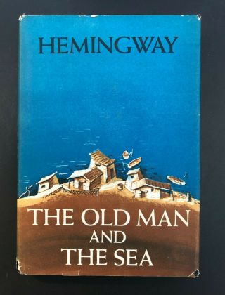 The Old Man And The Sea By Ernest Hemingway,  1st Edition Book Of The Month Club