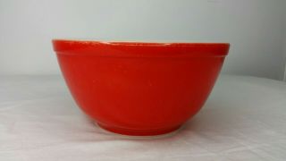 Vintage Pyrex Red Primary Color Nesting Mixing Bowl 7 Inch