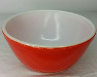 Vintage Pyrex Red Primary Color Nesting Mixing Bowl 7 inch 2