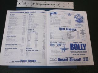 VINTAGE DESERT AIRCRAFT GIANT SCALE R/C MOTOR BROCHURE G - COND 3