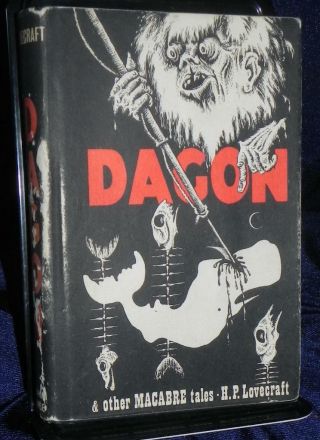 Dagon H.  P Lovecraft 1965 Arkham Rare W Dust Jacket