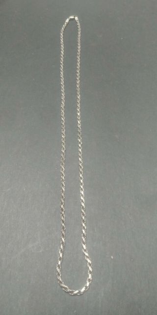 Vintage Sterling Silver 925 Italy 24 " Multi Chain Link Design 20.  7 Grams Stamped