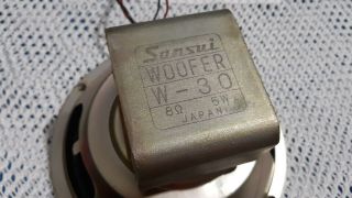 Vintage SANSUI Woofer W - 30 8 Ohm 5 Watt from SP - 30 2 - way Speaker System 5