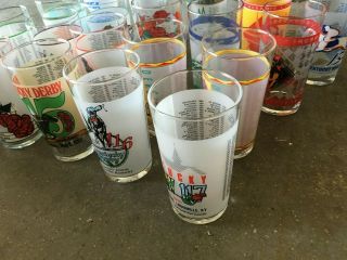 Vintage Kentucky Derby Julep Glasses 18 Different 1987 - 2008 Perfect