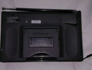 SONY Color Watchman FDL - 3500 lcd tv color AM/FM STEREO TUNER ANALOGUE 2