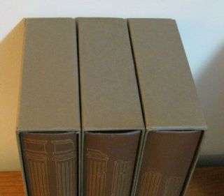 The Decline and Fall of The Roman Empire Edward Gibbon 3 Vol Set Heritage Press 2