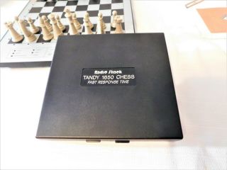 Vintage Fast Response Time Computerized Chess Set,  Radio Shack 1650,  9 Levels 4