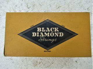 Vintage Black Diamond Guitar Strings,  Box Of 6 Packages Of D Strings