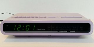Sharp Retro Clock Radio Fx - C22 - Light Lavender