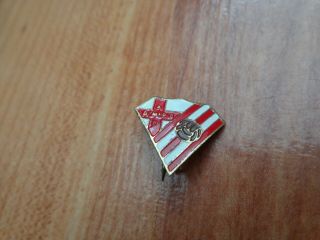 Classic Vintage Ud Almeria Spain Emblem Crest Football Enamel Pin Badge