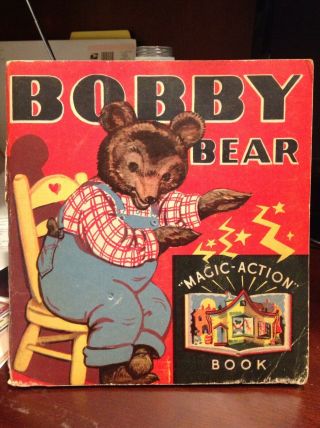 Vintage 1935 Bobby Bear Magic Action Children 