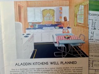 Vintage 1950 Aladdin Co,  Home Plans Booklet - House Design - Mid Century Modern 3