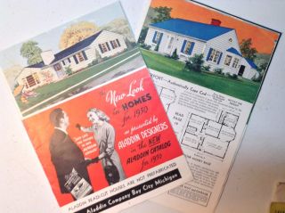 Vintage 1950 Aladdin Co,  Home Plans Booklet - House Design - Mid Century Modern 5
