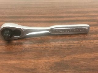 Vintage Craftsman 3/8 " Drive Ratchet Quick Release 44811 Vg,  Made In Usa