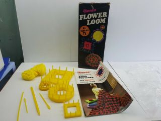 Ronco Flower Loom Crochet Needle 4 Different Looms Vintage As Seen On Tv Pattern