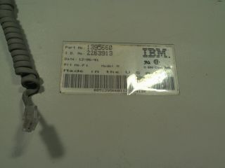 Vintage IBM 122 - Key Terminal Clicky Keyboard Model M 1395660 19 - 10 - 91 RJ45 2
