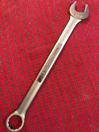 Vintage Craftsman 1 - 1/8 " Combination Wrench - Usa.  - Vv - 44707.