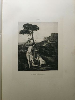 1882 Le Vie Et L ' Oeuvre de Titien par Georges Lafenestre - 52 Plates,  Illust 7