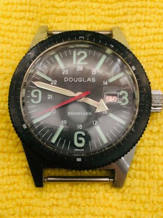 Vintage French Douglas Skin Diver Watch