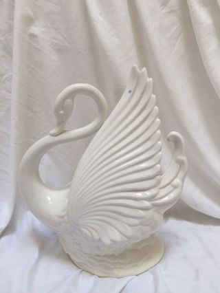 Vintage Maddux Of California Large Ceramic Swan