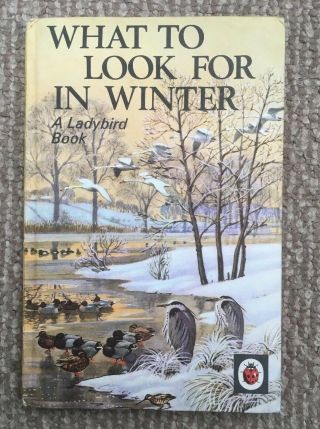 Vintage Ladybird What To Look For In Winter Book Series 536