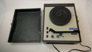 Vintage Califone 1010av Phonograph Record Player