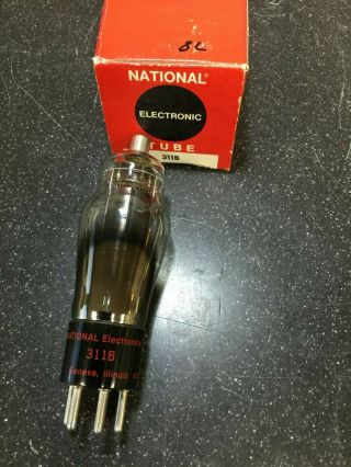 Western Electric Made For National 311b Vacuum Tube Nos Nib Bjr9998